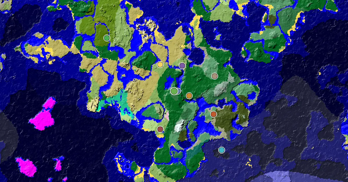 Minecraft Old Growth Birch Forest Seed: an Ancient City Under Spawn — biome and structure map