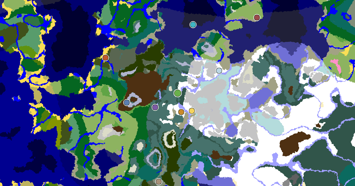 Minecraft Grove Seed: a Mansion Within Reach — biome and structure map