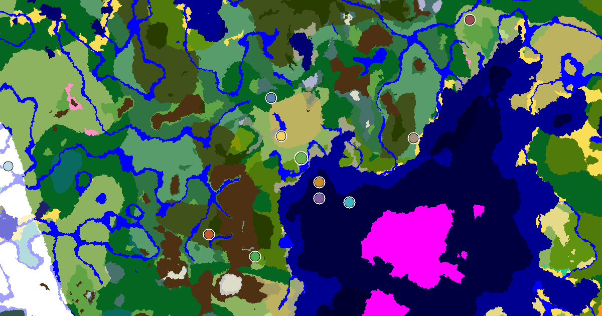 a Mansion Within Reach Near a Sparse Jungle Spawn — biome and structure map