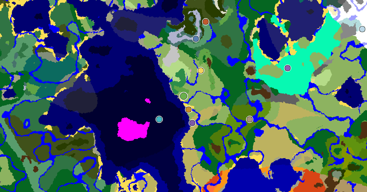 Minecraft Plains Seed: a Mansion Within Reach — biome and structure map