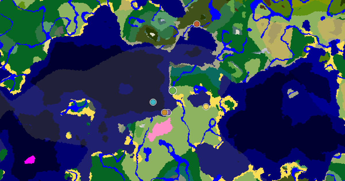 Plains Spawn — a Mansion Within Reach — biome and structure map