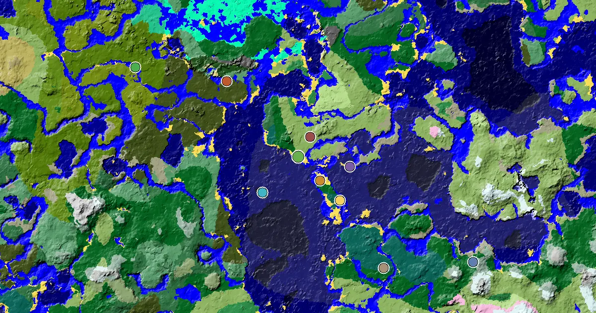a Mansion Within Reach Near a Plains Spawn — biome and structure map