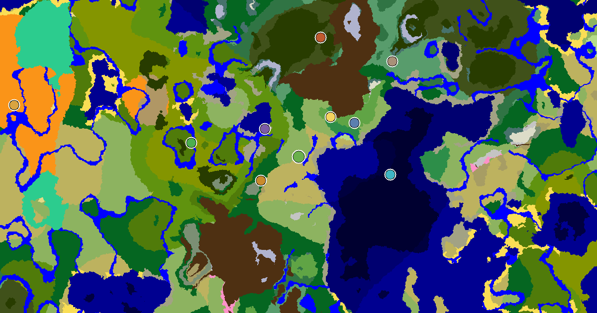 Minecraft Plains Seed: a Mansion Within Reach — biome and structure map