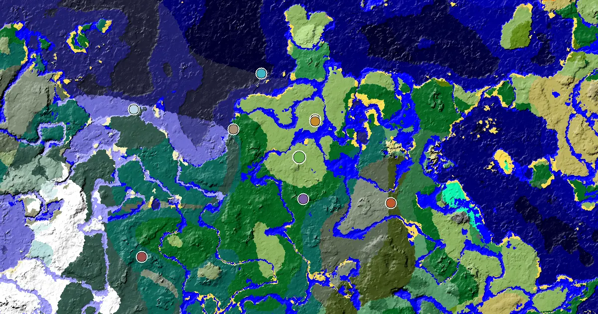 a Mansion Within Reach Near a Plains Spawn — biome and structure map