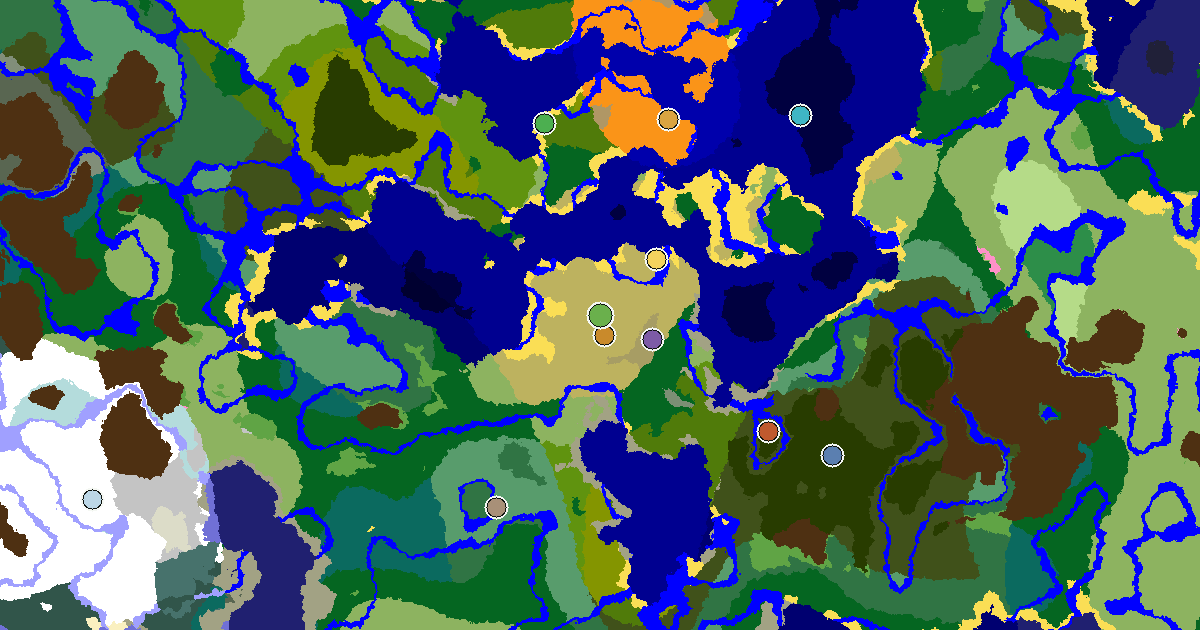 Minecraft Savanna Seed: a Trial Chamber by Spawn — biome and structure map around spawn