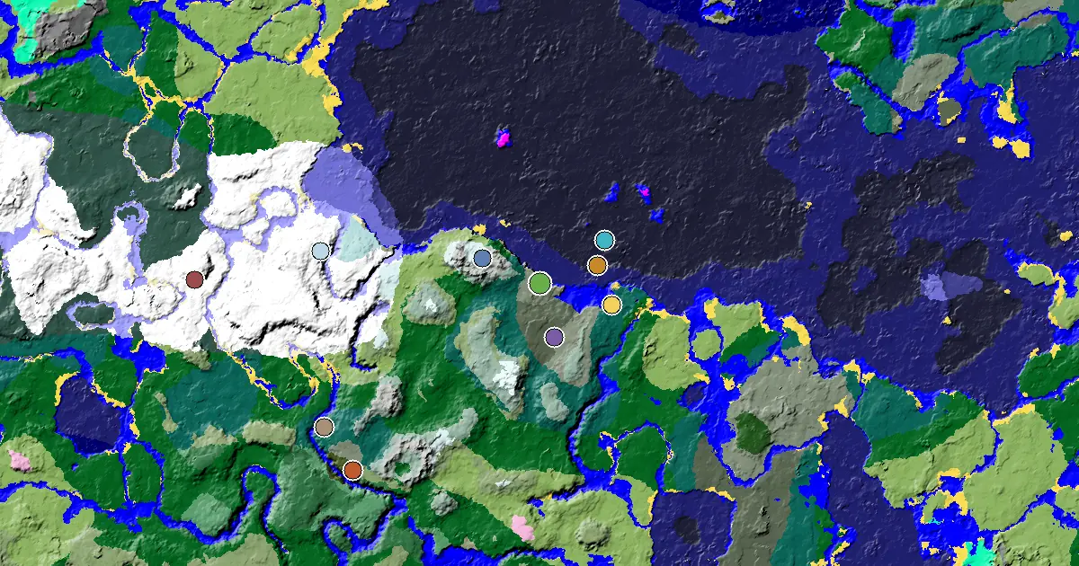 Lush Caves Spawn — an Ancient City Under Spawn — biome and structure map