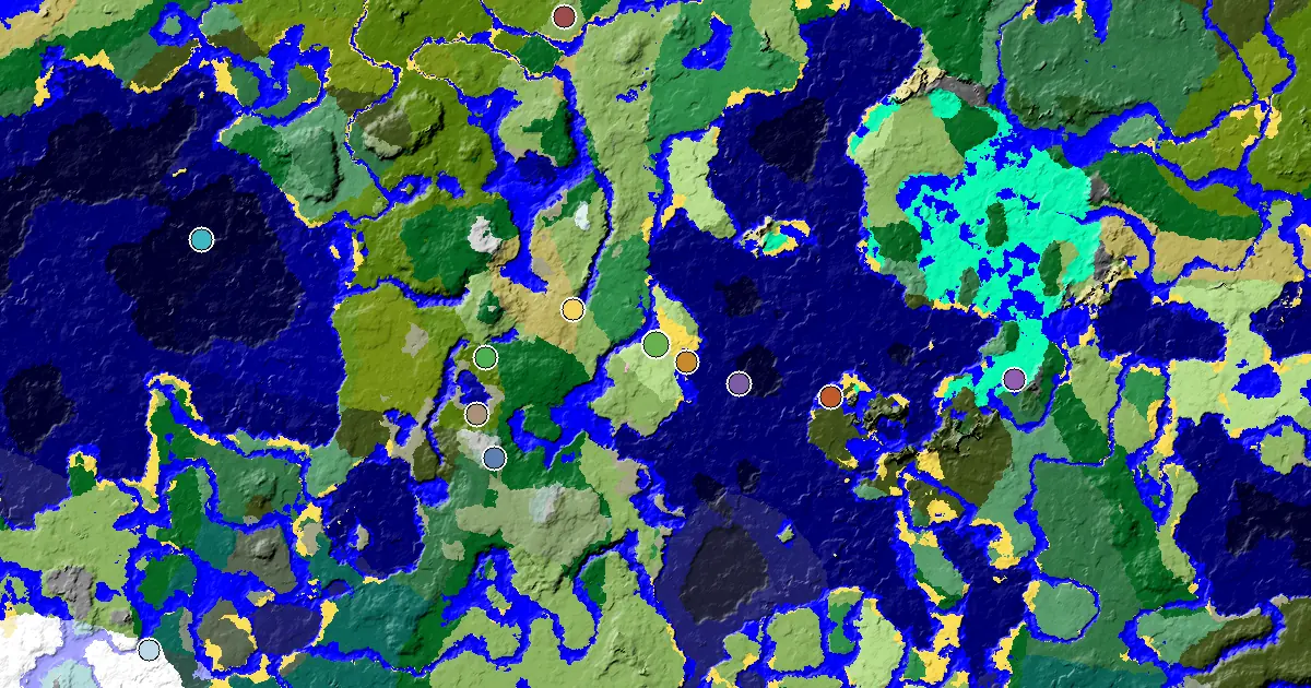 a Trial Chamber by Spawn Near a Sunflower Plains Spawn — biome and structure map