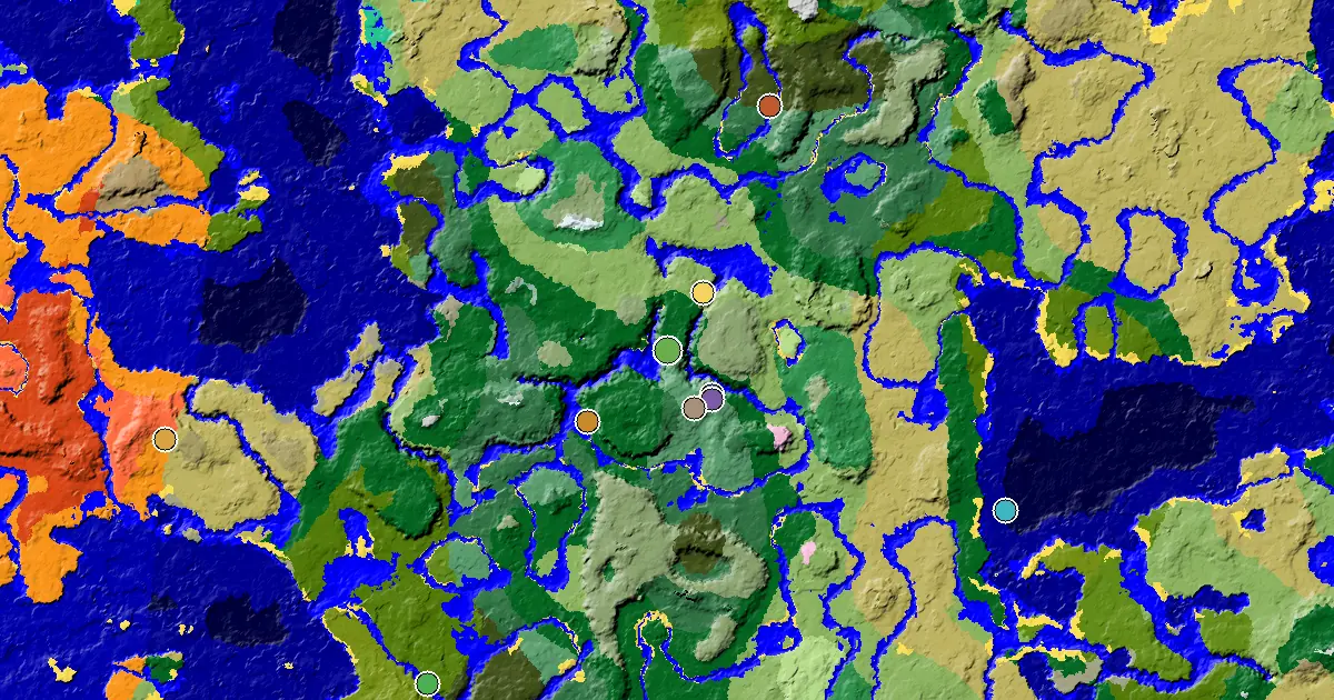 Minecraft Dripstone Caves Seed: an Ancient City Under Spawn — biome and structure map