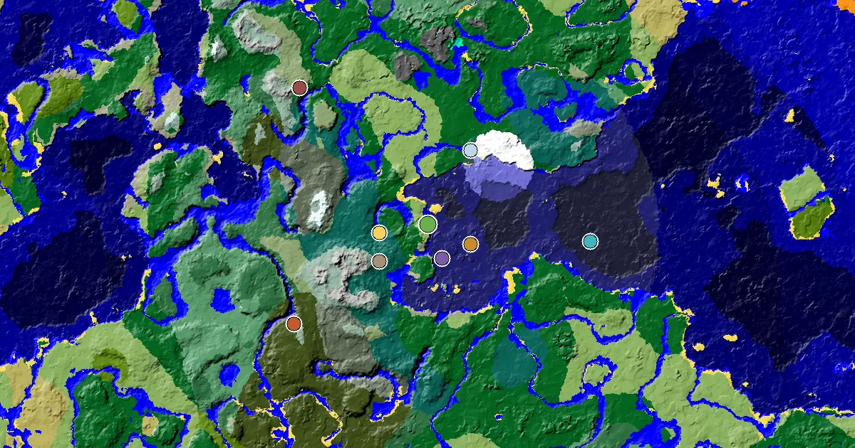 a Mansion Within Reach Near a Plains Spawn — biome and structure map