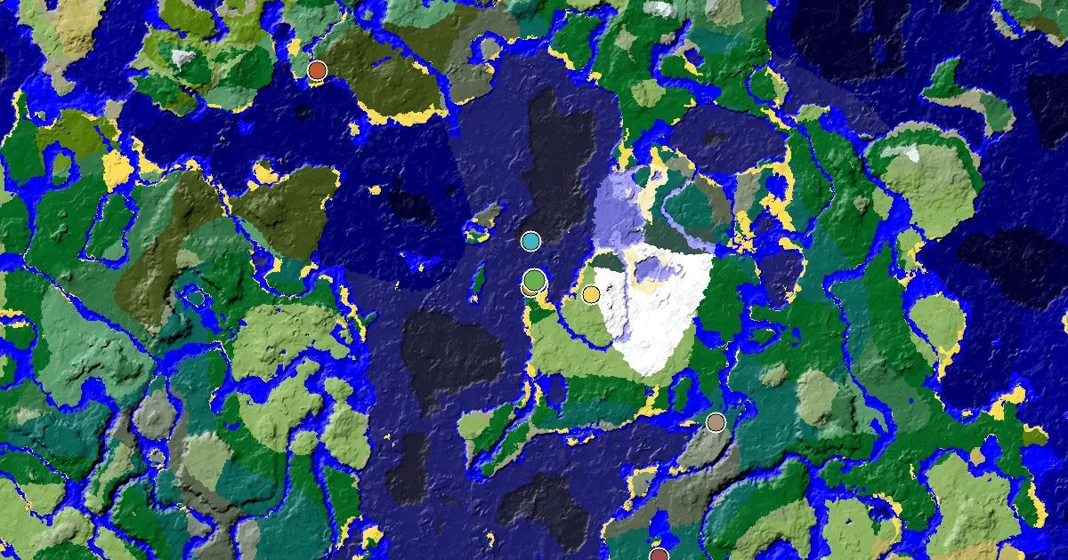 a Trial Chamber by Spawn Near a Beach Spawn — biome and structure map