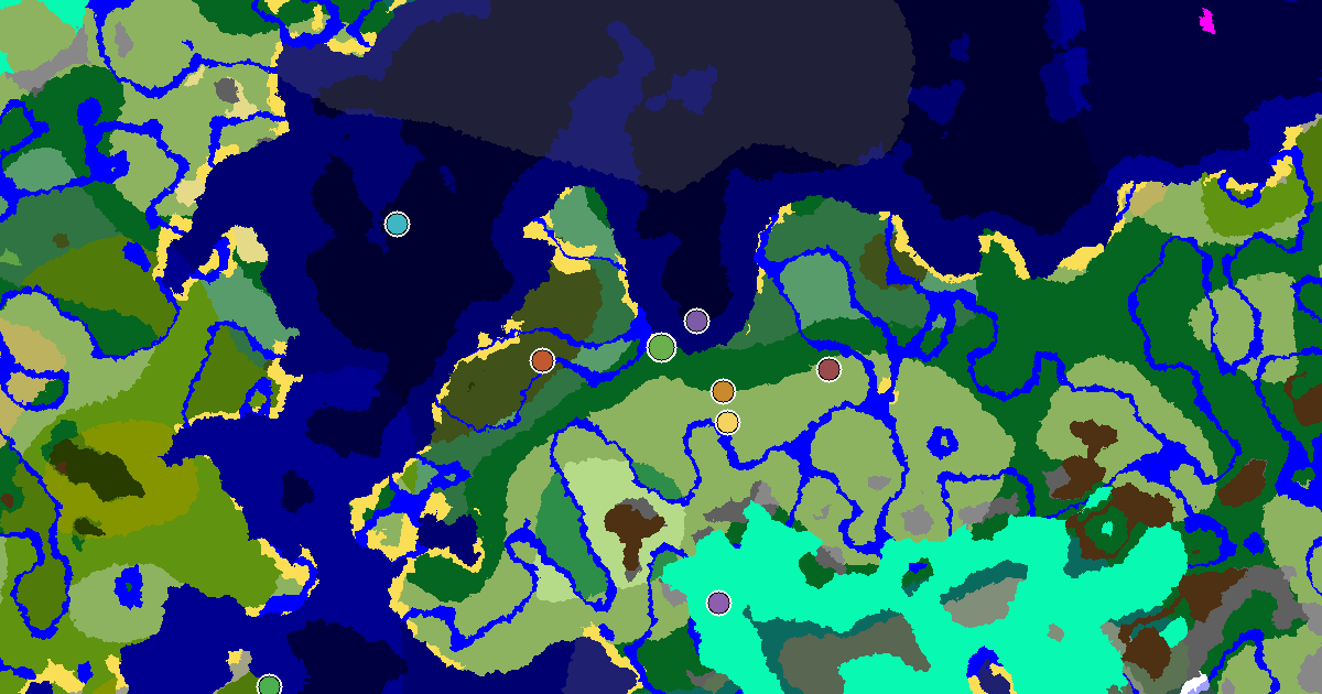 Forest Spawn — a Woodland Mansion Nearby — biome and structure map