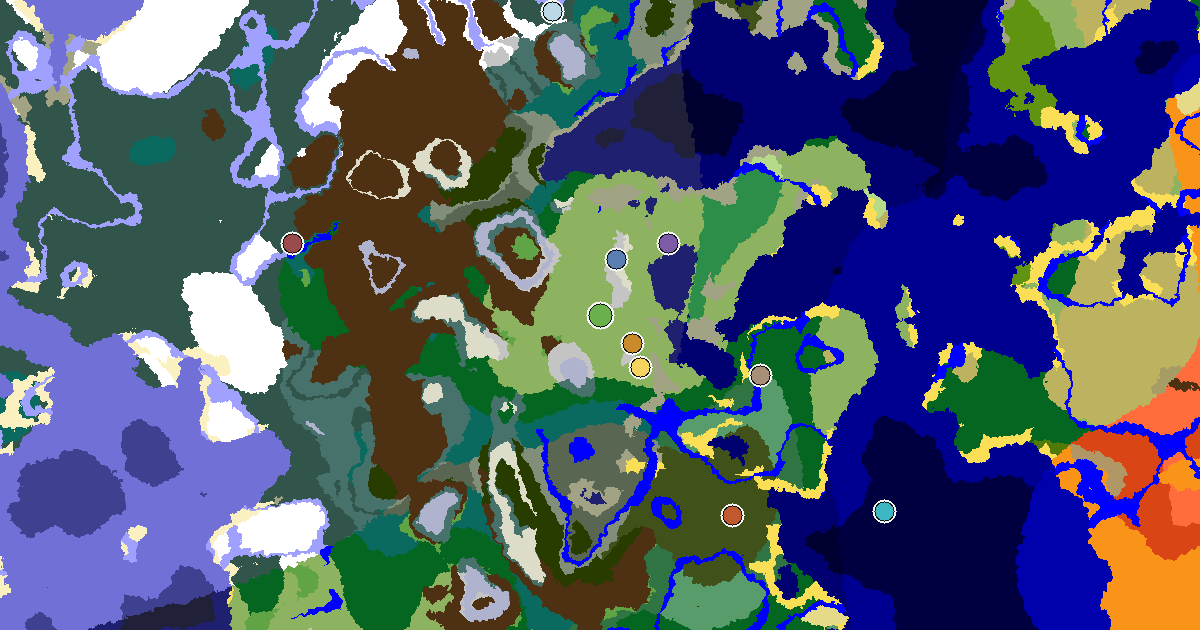 Plains Spawn — an Ancient City Under Spawn — biome and structure map