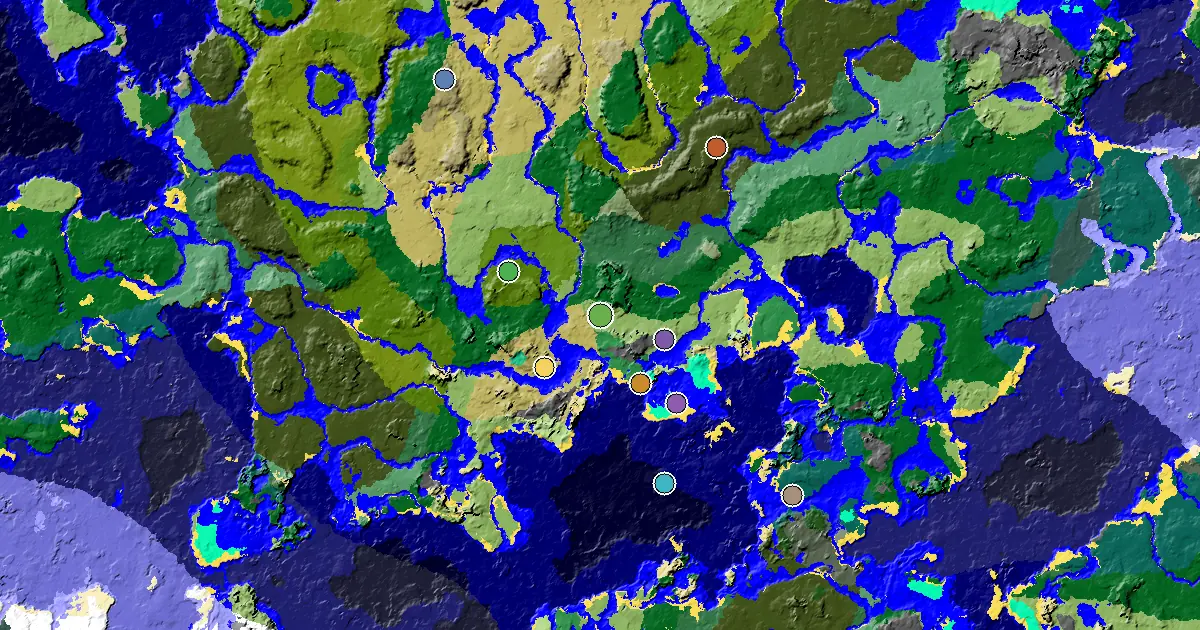 a Mansion Within Reach Near a Plains Spawn — biome and structure map