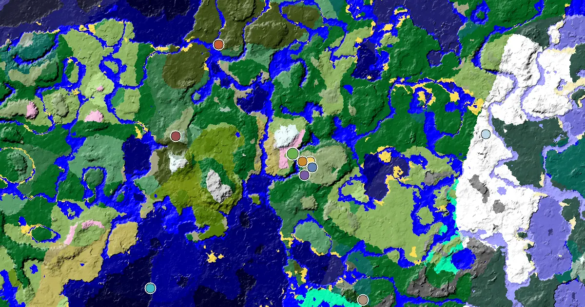 Plains Seed With an Ancient City Under Spawn — biome and structure map