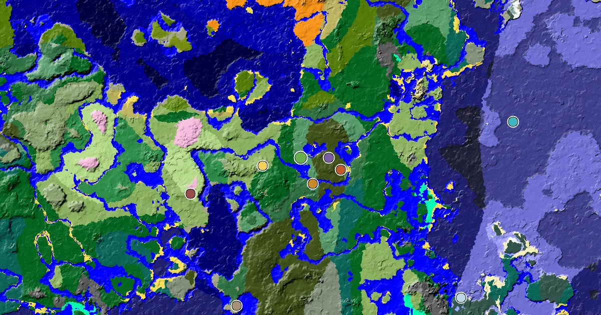 Old Growth Birch Forest Spawn — a Woodland Mansion Nearby — biome and structure map