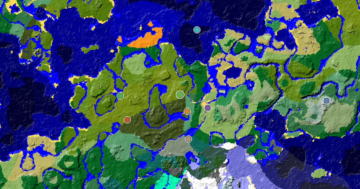 Bamboo Jungle Spawn — a Mansion Within Reach — biome and structure map