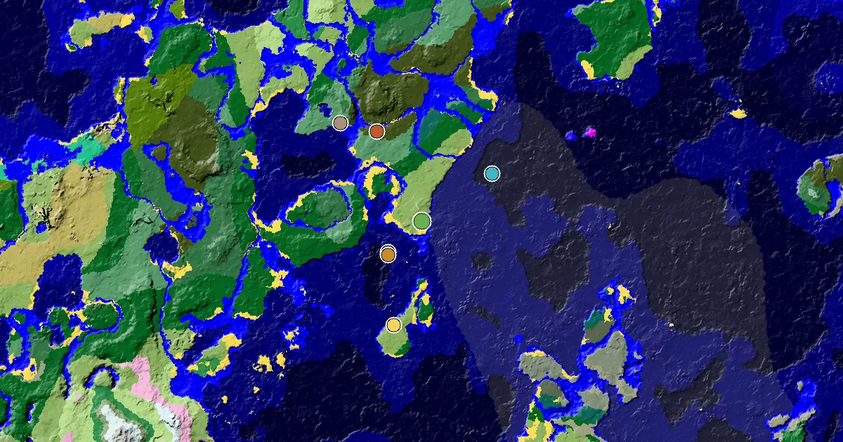 Minecraft Plains Seed: a Mansion Within Reach — biome and structure map
