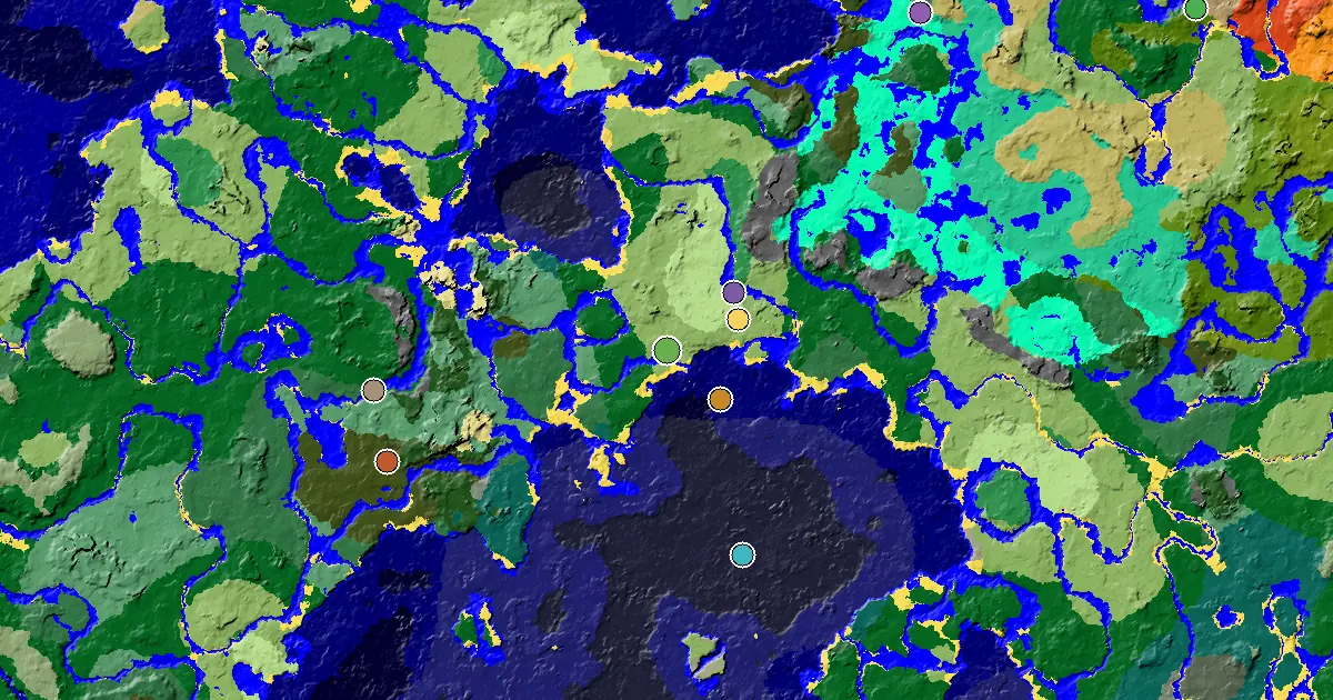 a Mansion Within Reach Near a Plains Spawn — biome and structure map