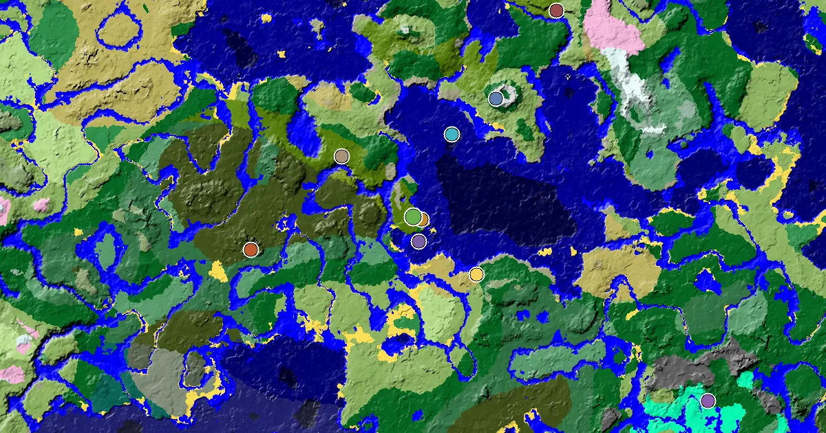 a Trial Chamber by Spawn Near a Jungle Spawn — biome and structure map