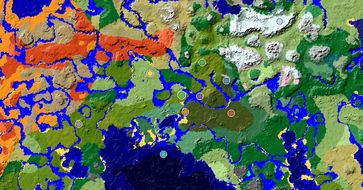 a Mansion Within Reach Near a Sparse Jungle Spawn — biome and structure map