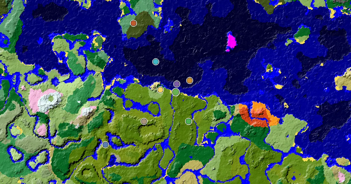 a Mansion Within Reach Near a Jungle Spawn — biome and structure map