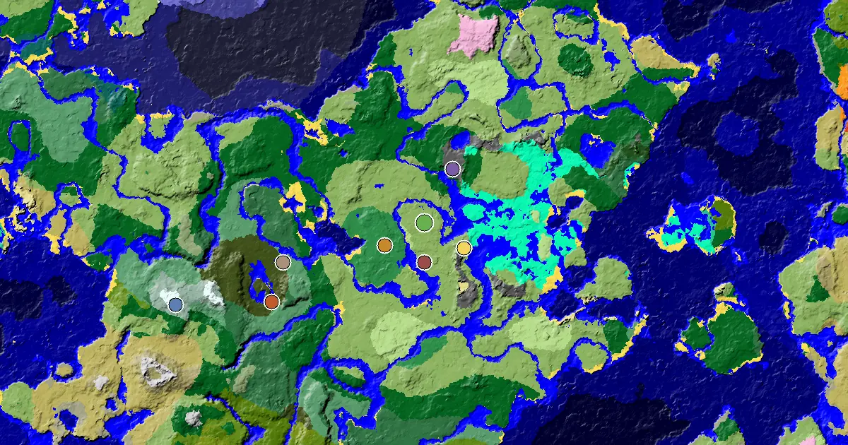 a Mansion Within Reach Near a Plains Spawn — biome and structure map