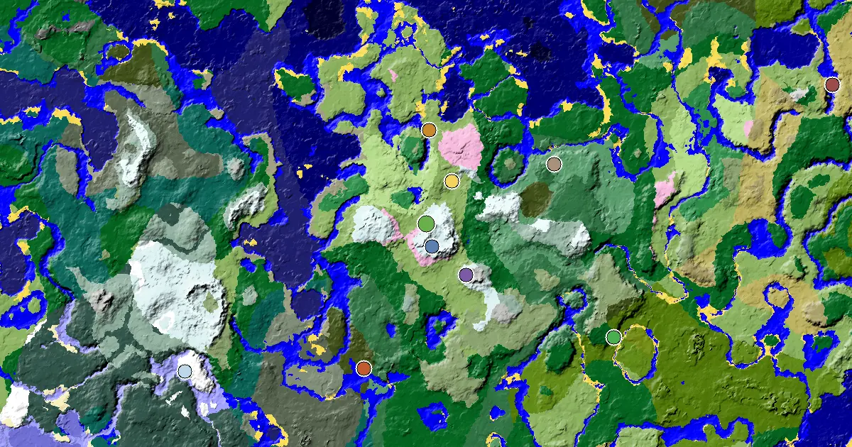 Snowy Slopes Spawn — an Ancient City Under Spawn — biome and structure map