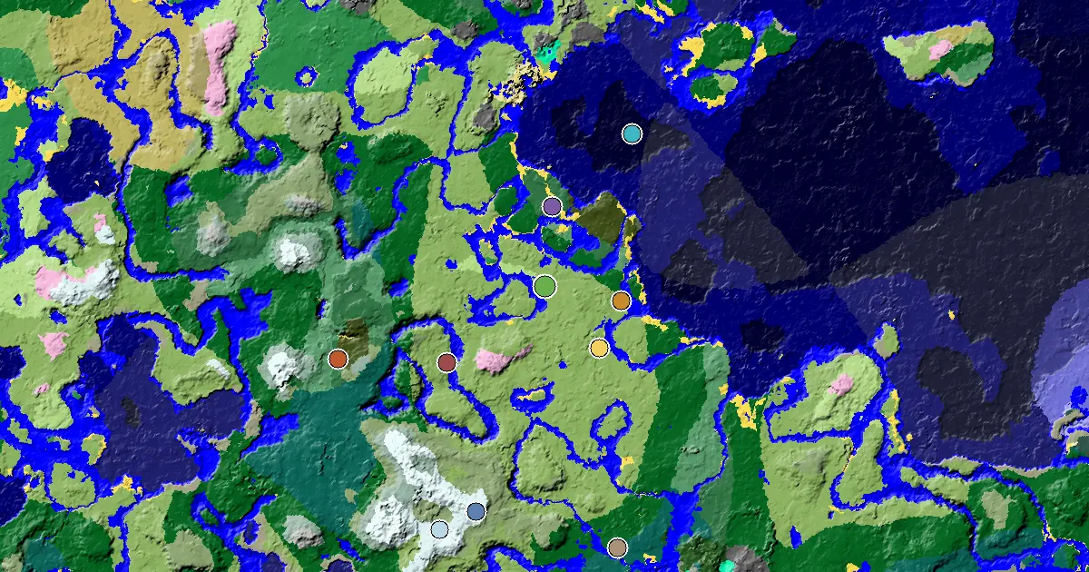a Mansion Within Reach Near a Plains Spawn — biome and structure map