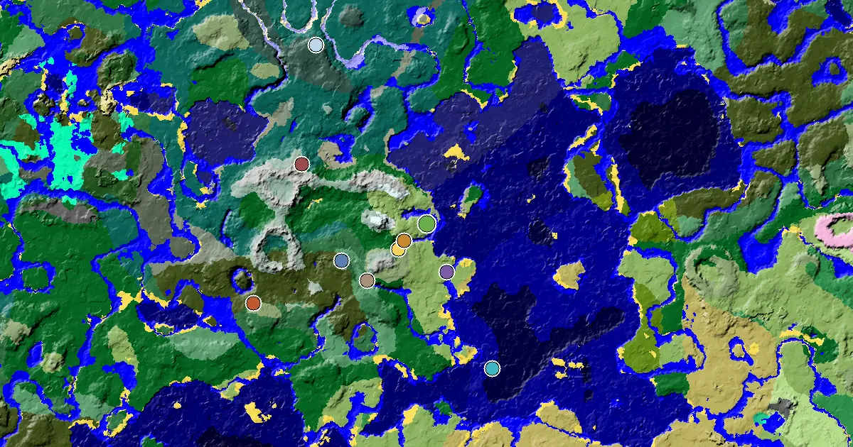 a Mansion Within Reach Near a Plains Spawn — biome and structure map