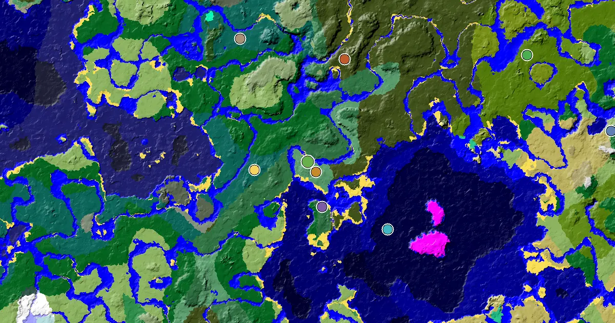 a Trial Chamber by Spawn Near a Old Growth Birch Forest Spawn — biome and structure map