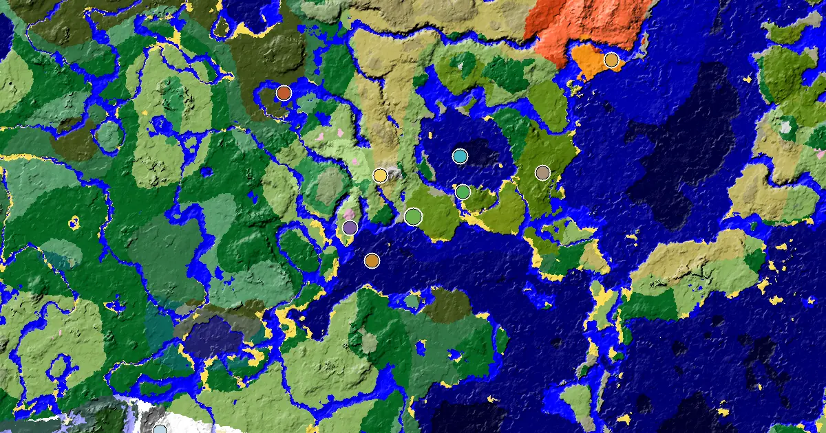 a Mansion Within Reach Near a Sparse Jungle Spawn — biome and structure map
