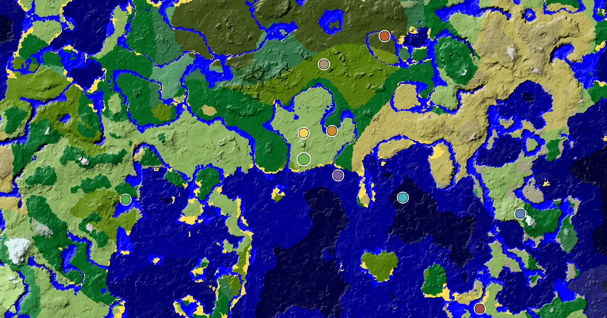 Plains Seed With a Mansion Within Reach — biome and structure map
