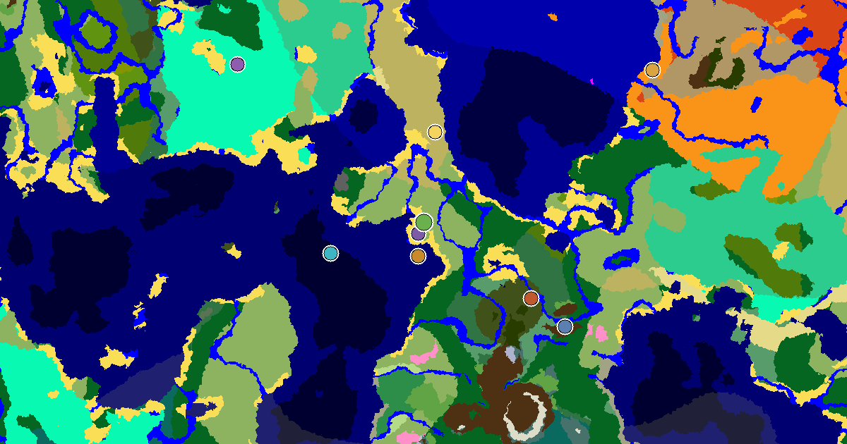 Minecraft Plains Seed: a Mansion Within Reach — biome and structure map