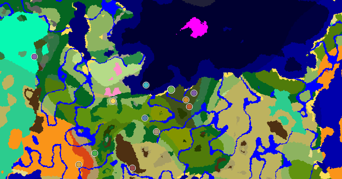 a Woodland Mansion Nearby Near a Beach Spawn — biome and structure map