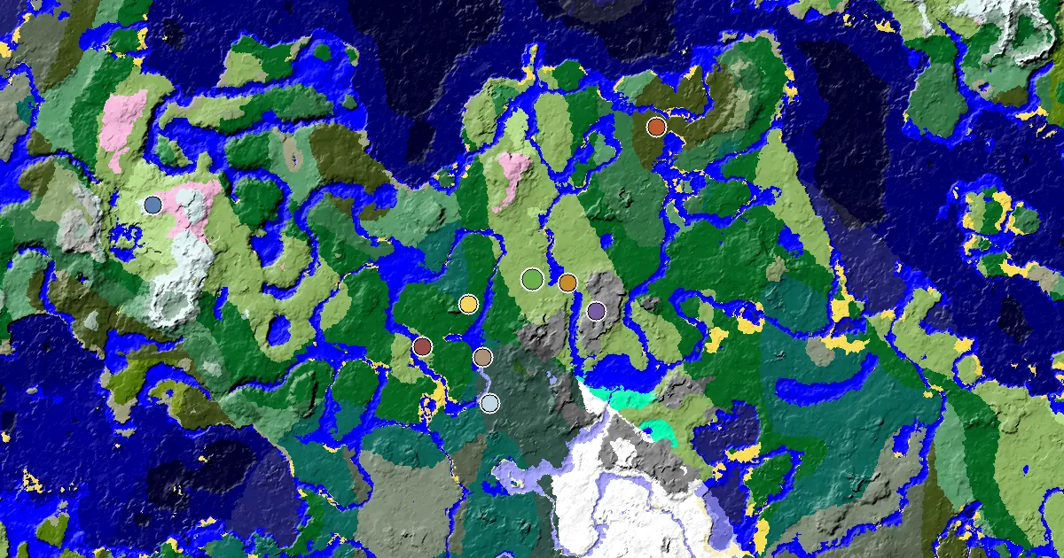 a Mansion Within Reach Near a Plains Spawn — biome and structure map