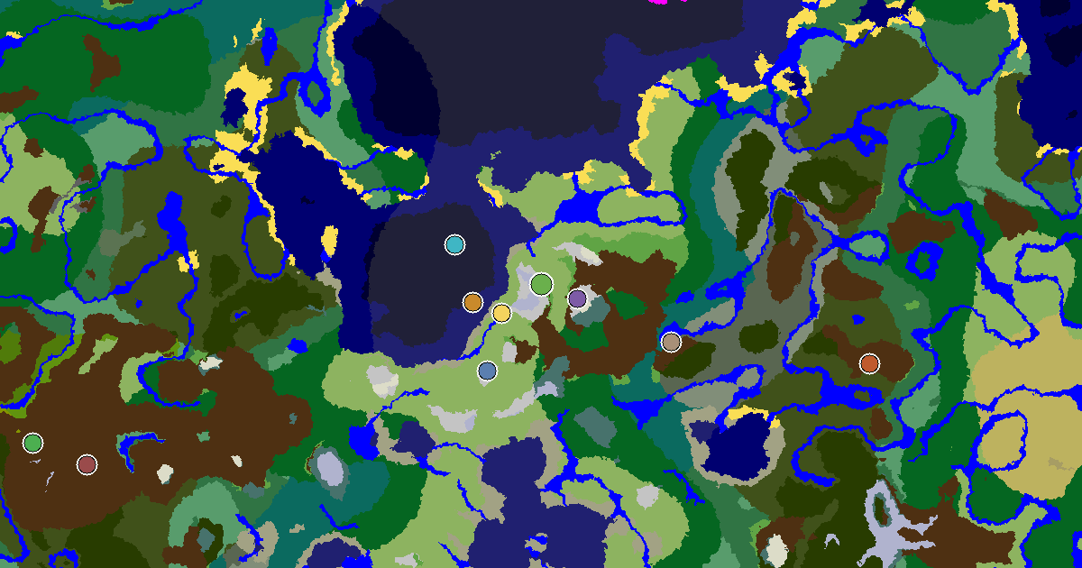 Minecraft Snowy Slopes Seed: a Village Close to Spawn — biome and structure map around spawn