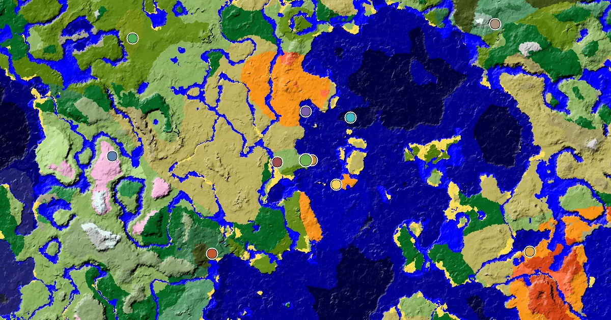 a Trial Chamber by Spawn Near a Plains Spawn — biome and structure map