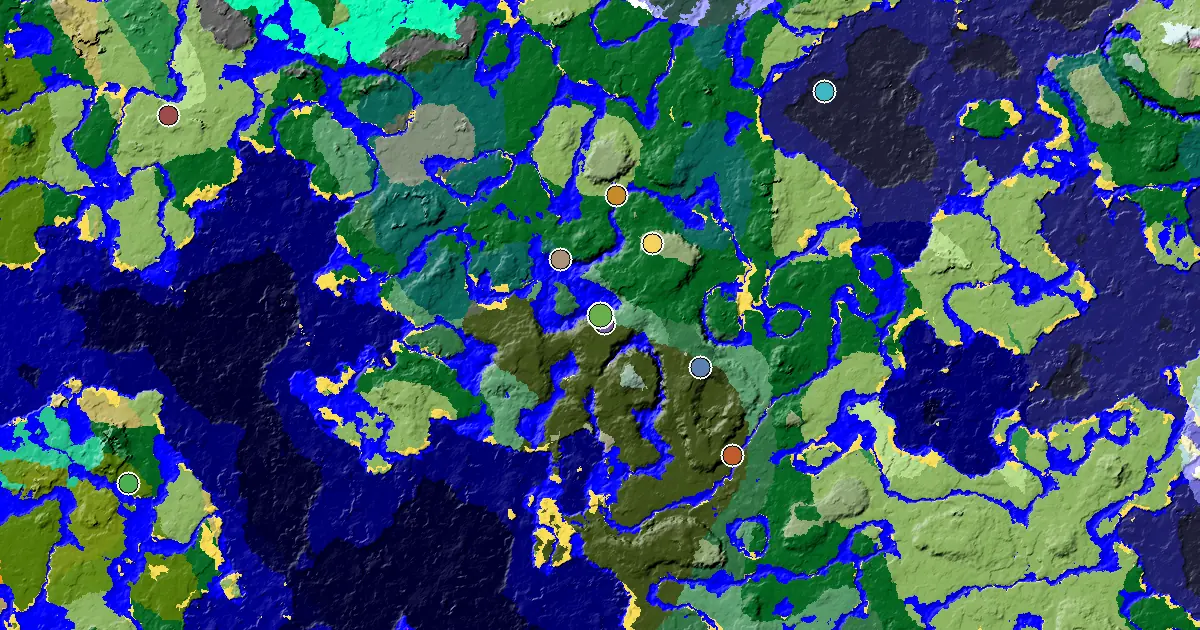 Minecraft Old Growth Birch Forest Seed: a Mansion Within Reach — biome and structure map