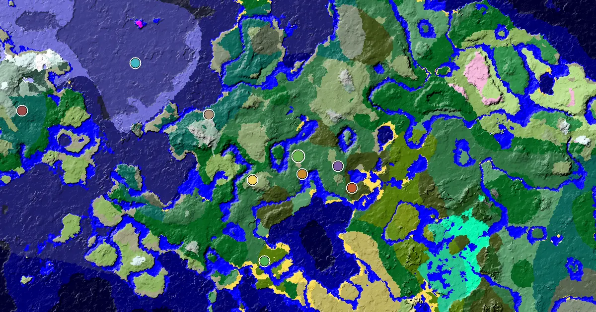 Birch Forest Spawn — a Trial Chamber by Spawn — biome and structure map