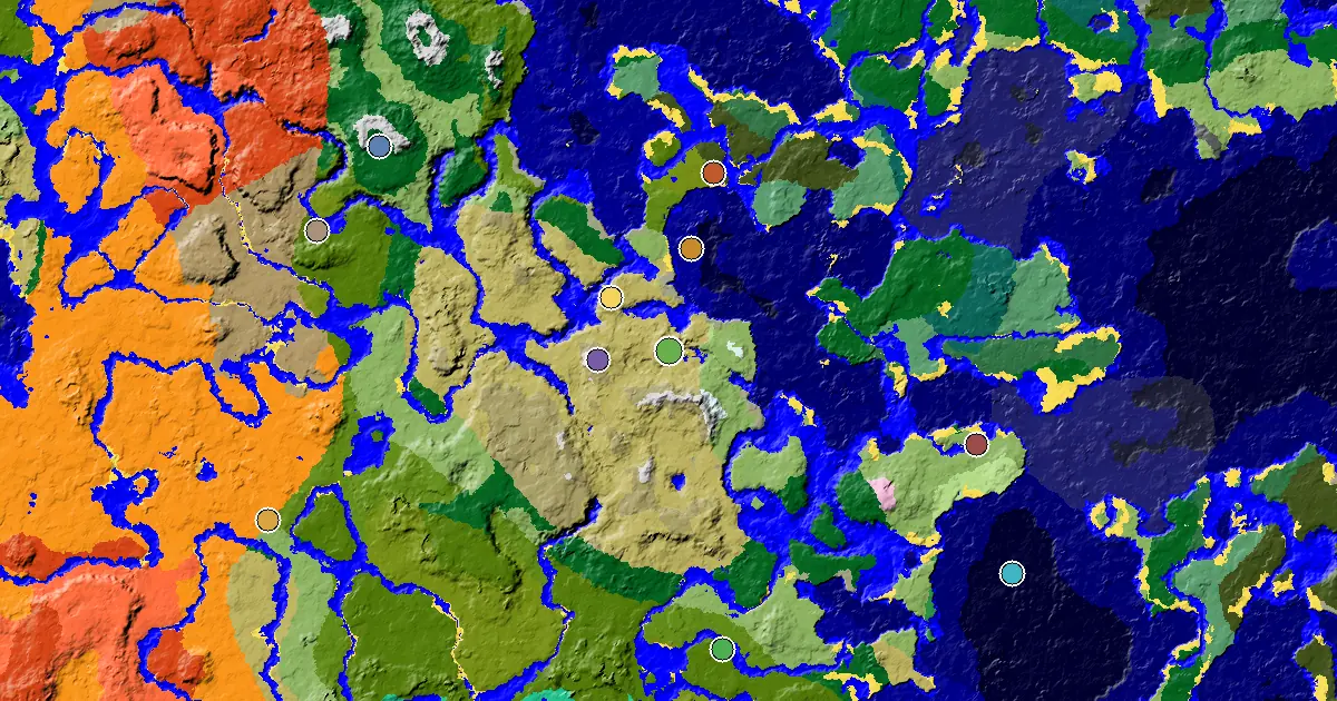 a Mansion Within Reach Near a Savanna Spawn — biome and structure map