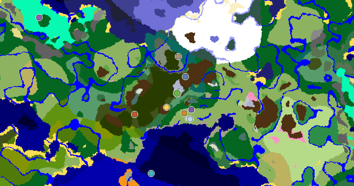 Minecraft Grove Seed: an Ancient City Under Spawn — biome and structure map