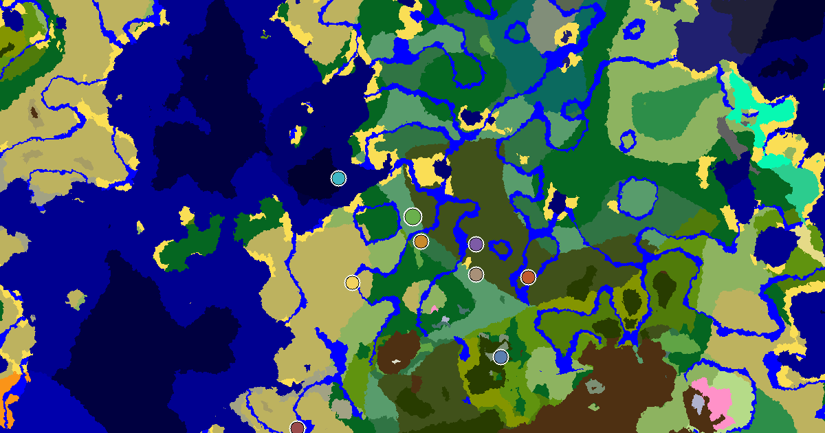 a Mansion Within Reach Near a Old Growth Birch Forest Spawn — biome and structure map