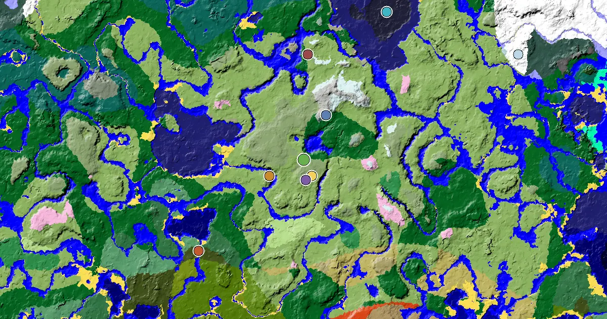 Plains Spawn — an Ancient City Under Spawn — biome and structure map