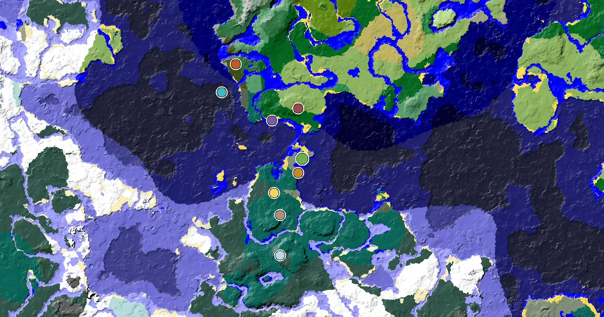 Old Growth Spruce Taiga Spawn — a Trial Chamber by Spawn — biome and structure map