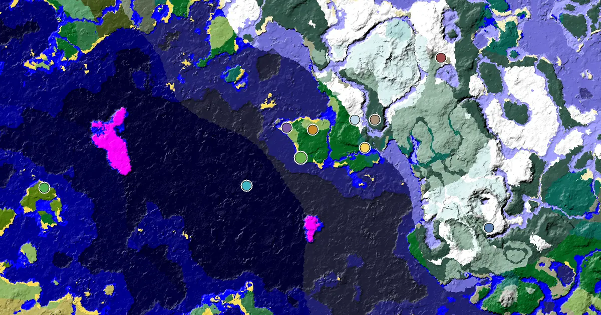 Plains Spawn — Great Structures Nearby — biome and structure map