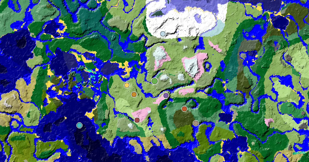 Plains Spawn — a Mansion Within Reach — biome and structure map