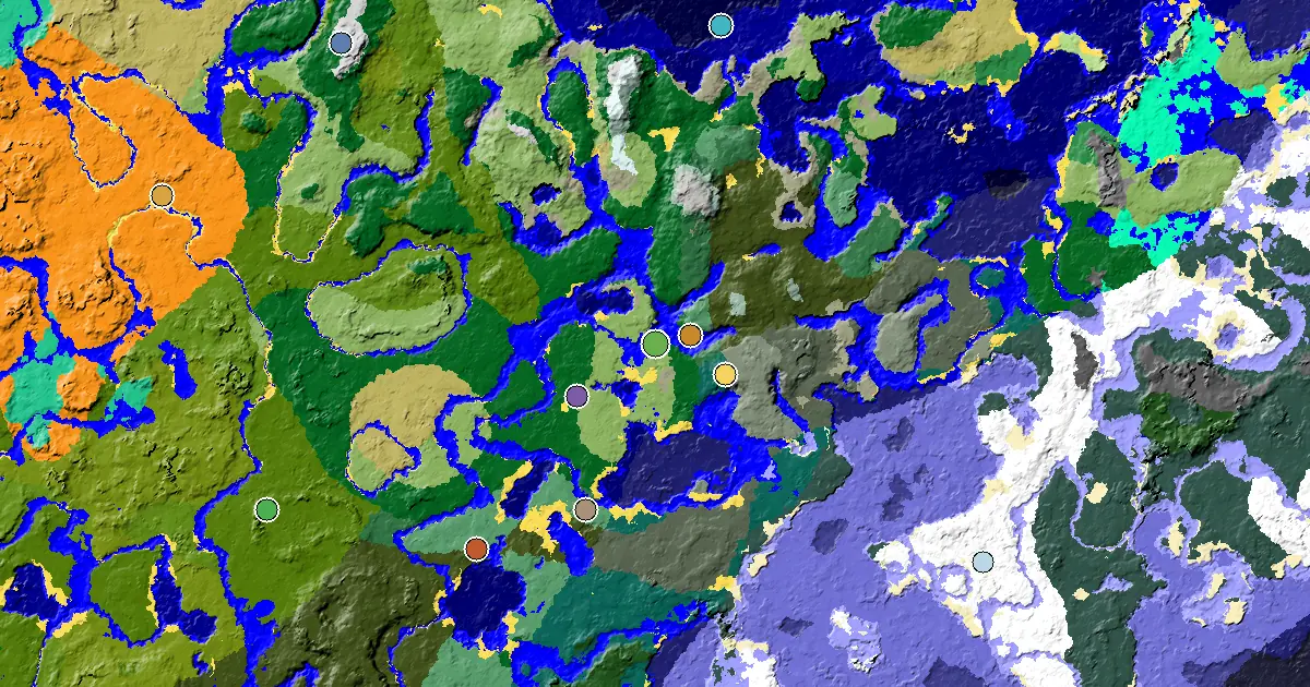 Minecraft Plains Seed: a Trial Chamber by Spawn — biome and structure map
