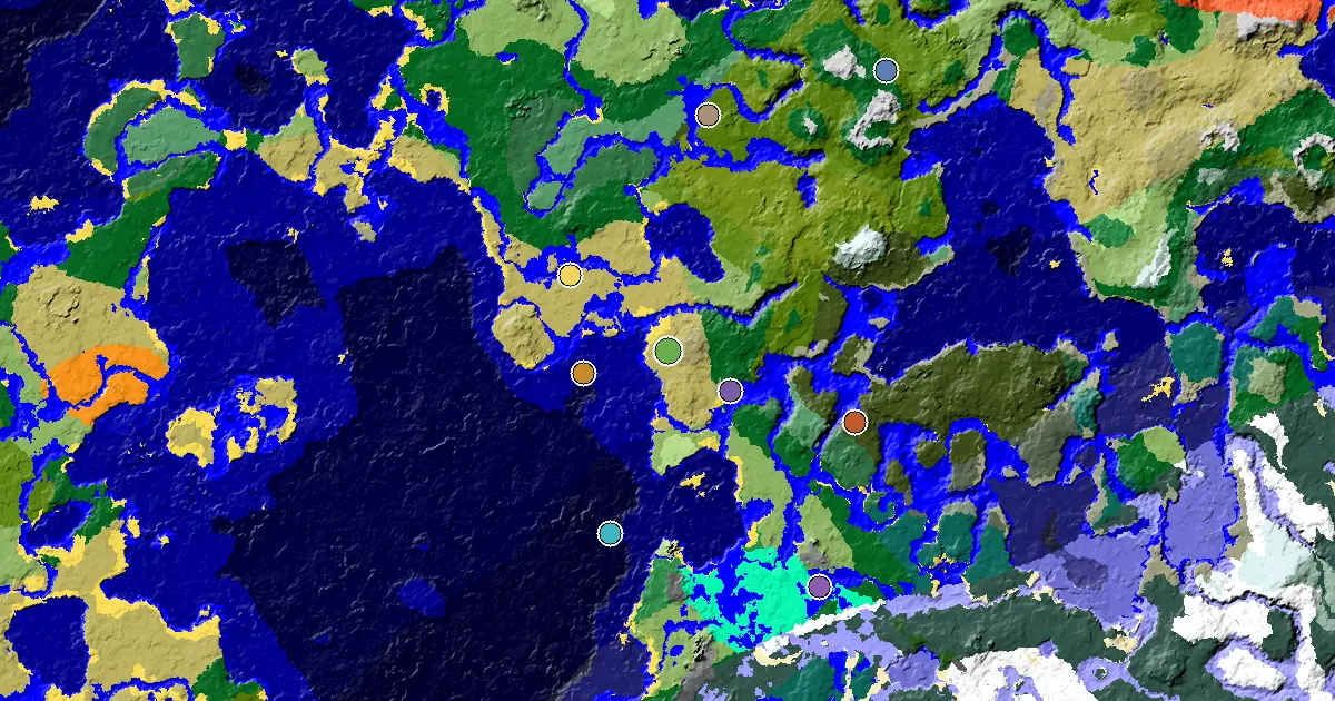 Savanna Seed With a Mansion Within Reach — biome and structure map