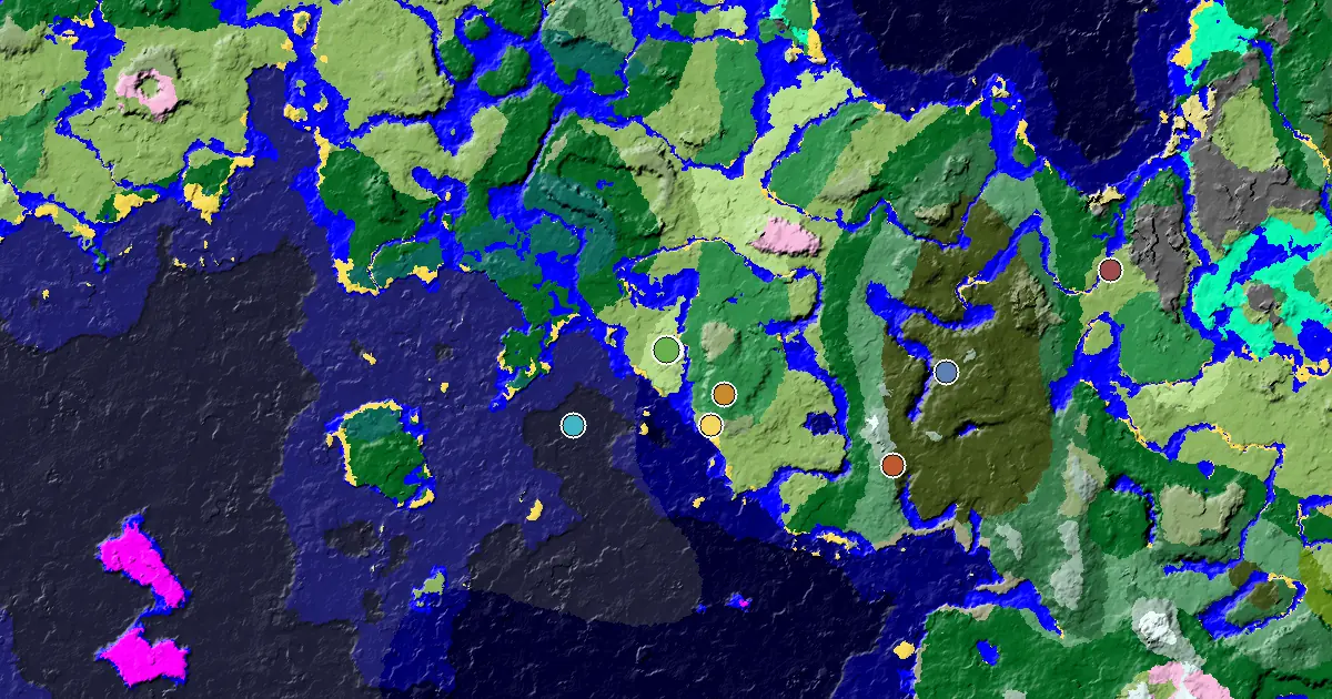 a Mansion Within Reach Near a Sunflower Plains Spawn — biome and structure map
