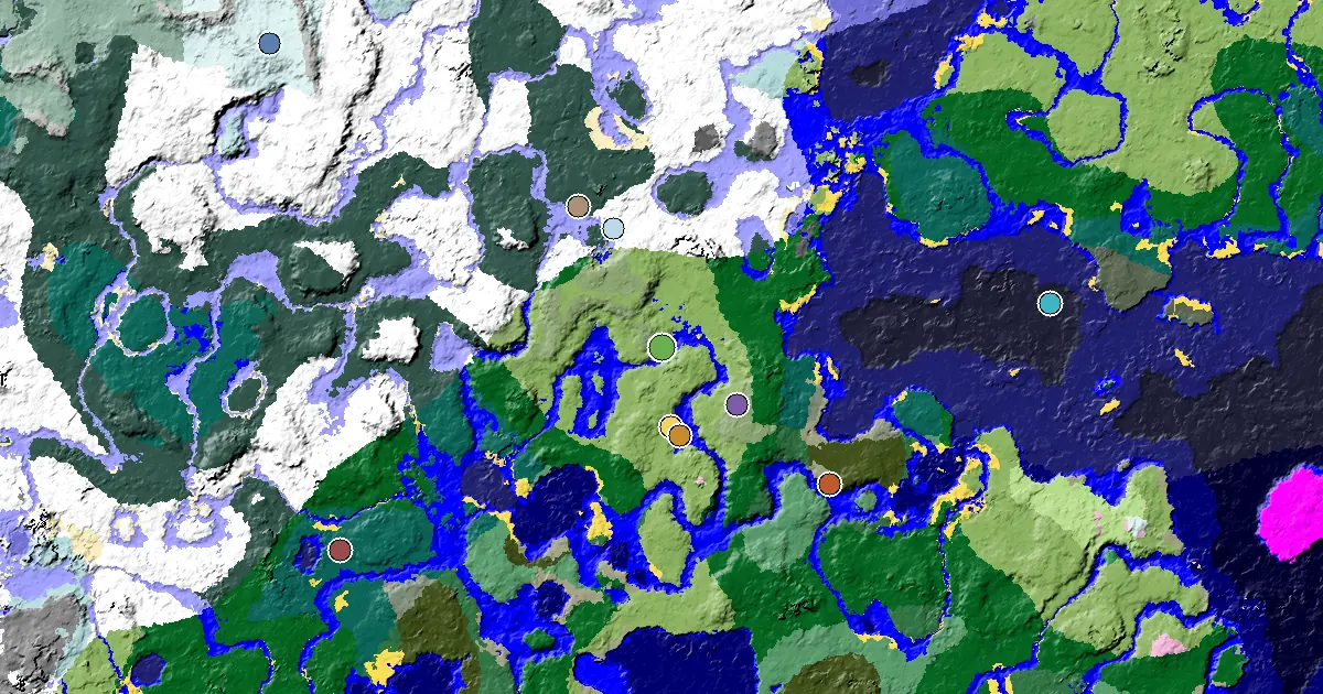 a Mansion Within Reach Near a Plains Spawn — biome and structure map